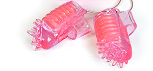 Dual teasers finger vibrator