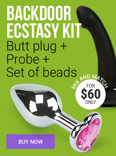 Backdoor Ecstasy! Opulent Anal Gift Set For $60