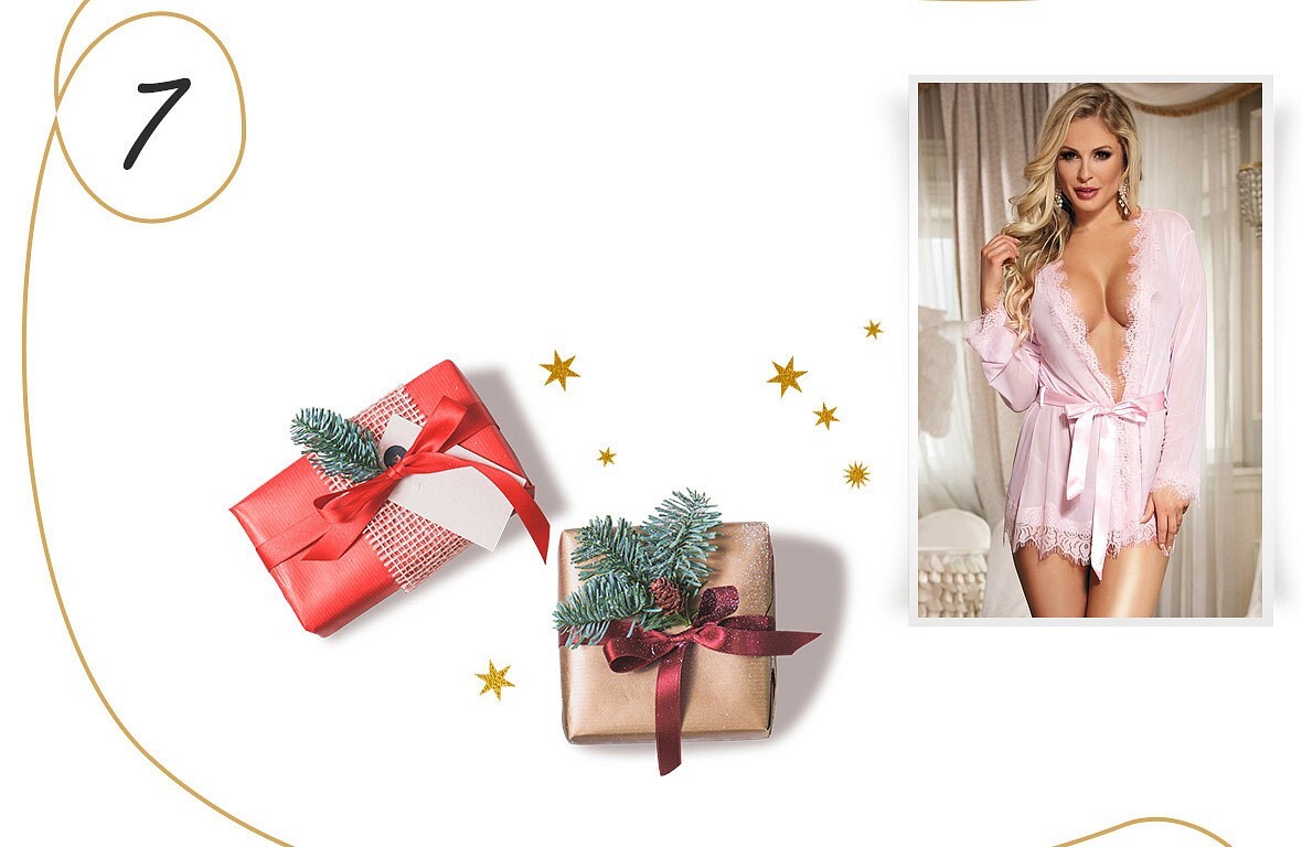 Sweetheart robe and g-string