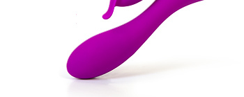 Eden flow silicone rechargeable dual vibrator